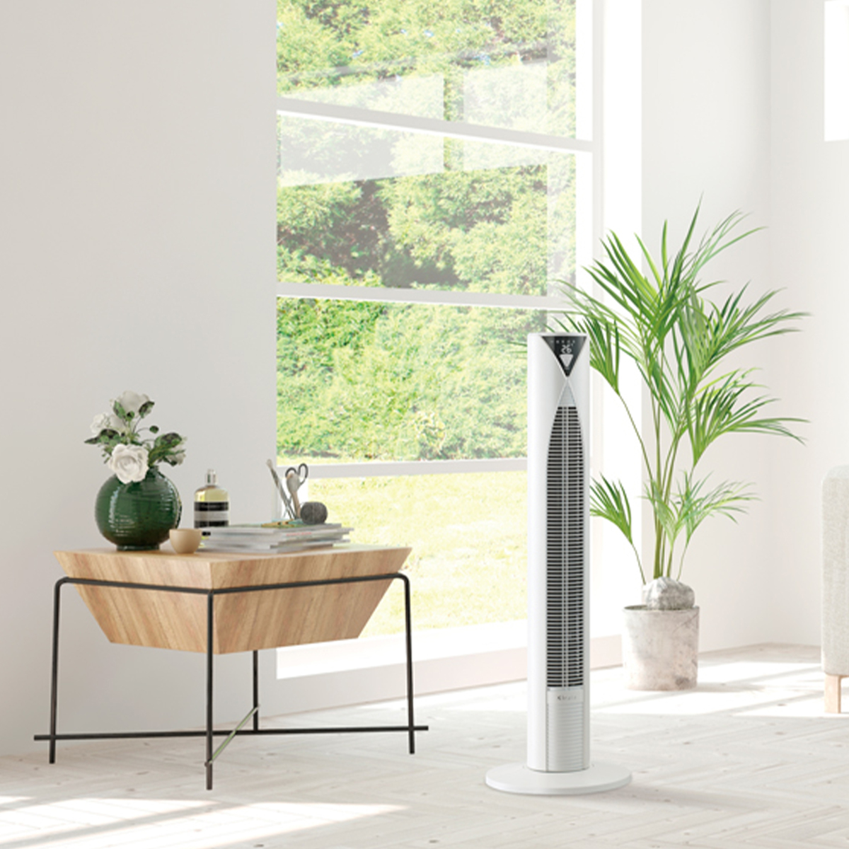 キララエアー オゾン消臭除菌機能付きタワーファン マーレ キララ