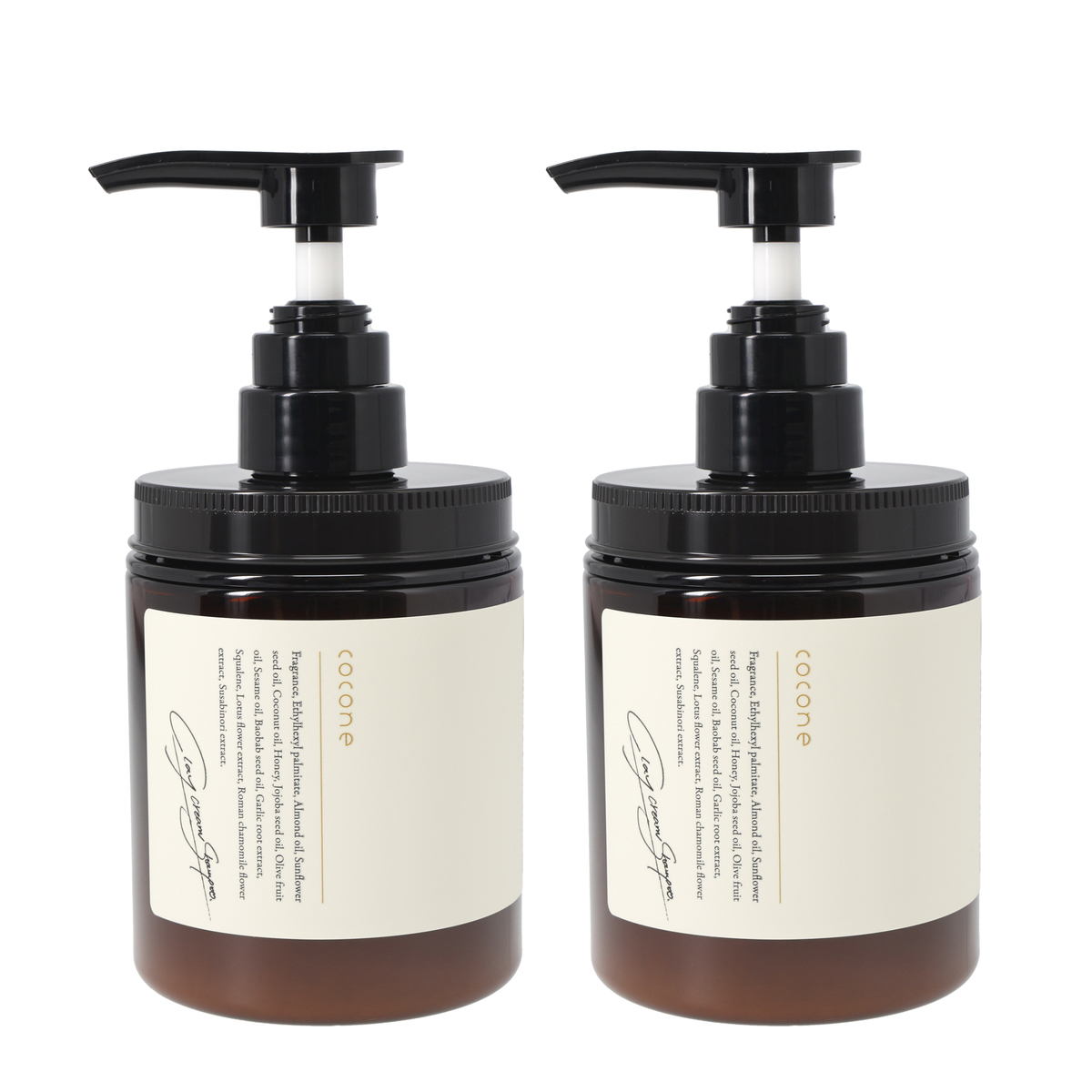 cocone クレイクリームシャンプーモイスト380g×2本セット cocone