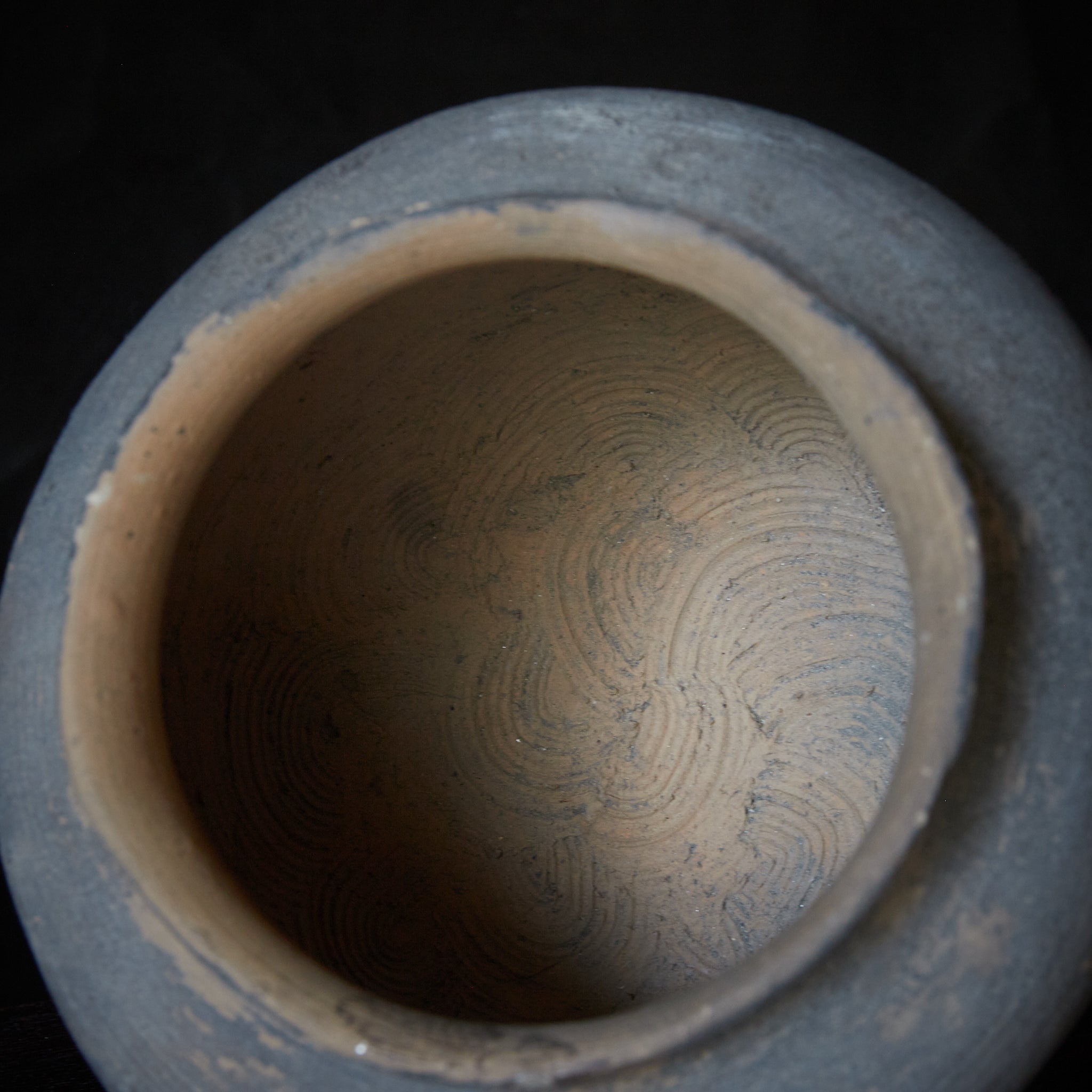 奈良-平安時代 須恵器叩文壺（710–1185CE） | 入蘆花（ロカニイル）