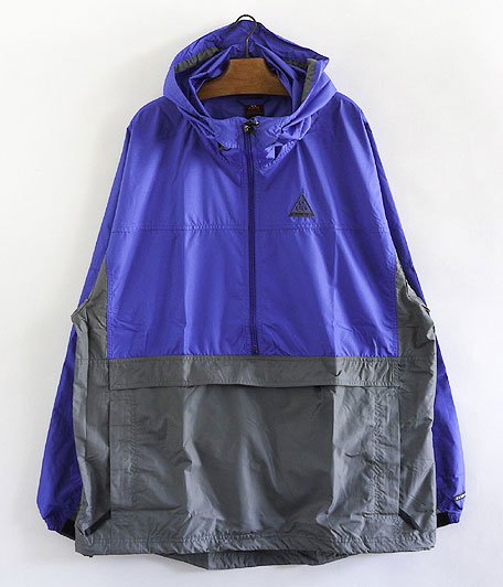 90's NIKE ACG Anorak Jacket Dead Stock [BLUE/GRAY] - Fresh Service