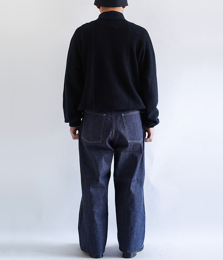 A.PRESSE Military Denim Trousers [INDIGO] - Fresh Service