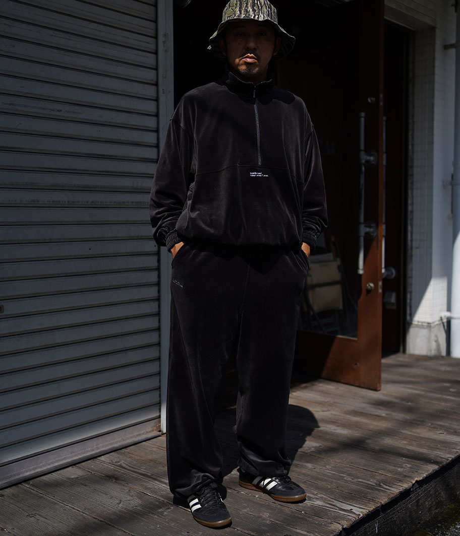 Fresh Service VELOUR JERSEY PULLOVER [GRAY] - Fresh Service