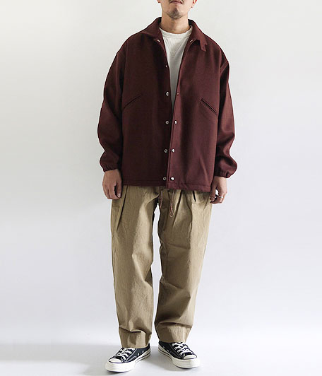 KAPTAIN SUNSHINE Coach Jacket [BURGUNDY] - Fresh Service NECESSARY