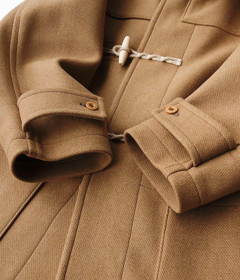 KAPTAIN SUNSHINE Duffle Coat [CAMEL SHARKSKIN] - Fresh Service