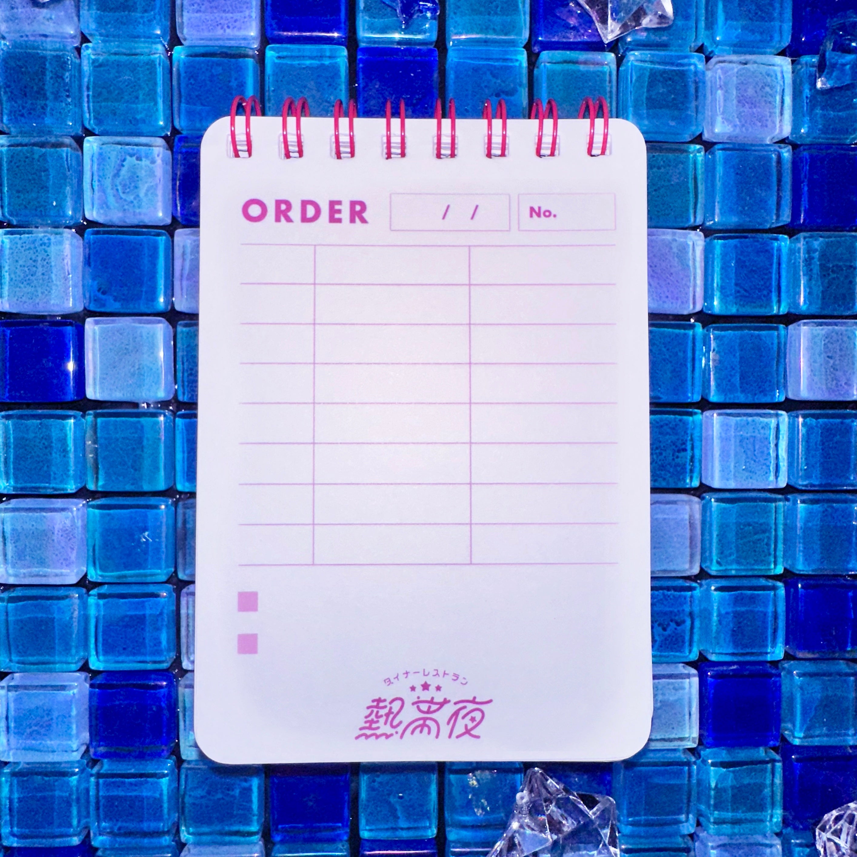 熱帯夜オーダー帳風メモ帳 – 楽園東京