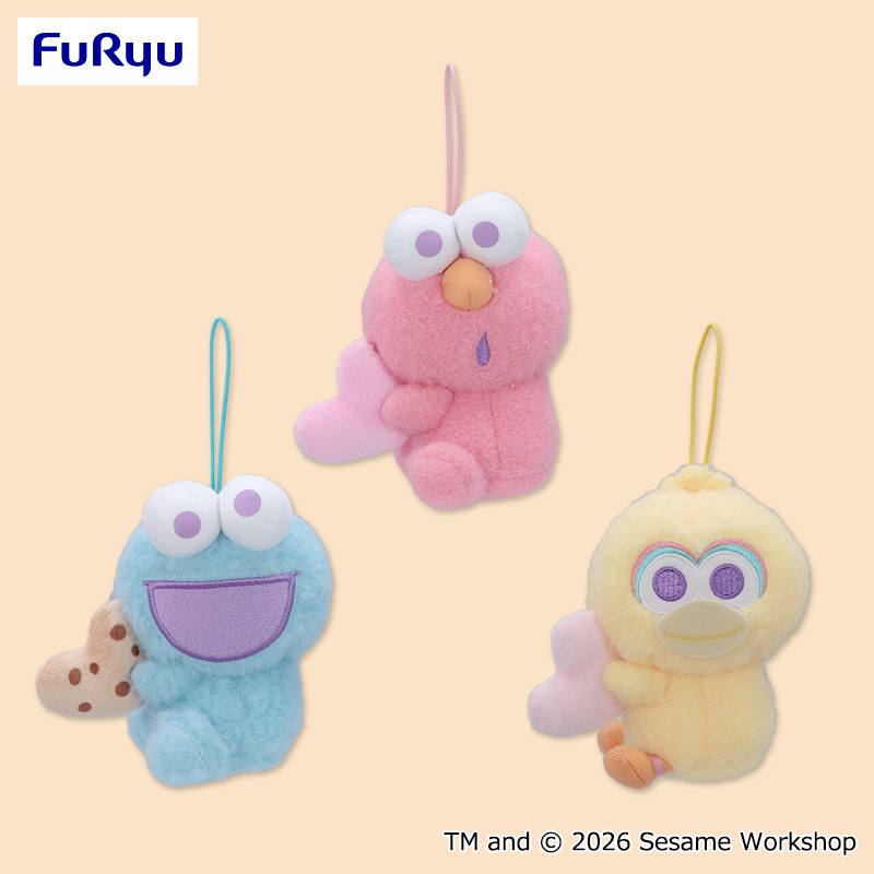 プライズ情報】セサミストリート ハートだっこマスコット | ニュース