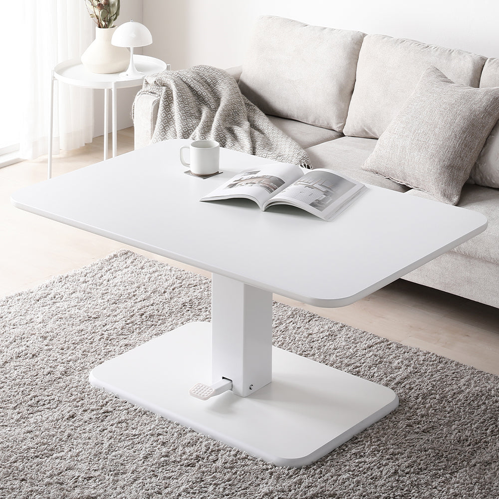 昇降式テーブル 『Lyfka リフカ』 無段階 高さ調整可能/使い勝手の良い