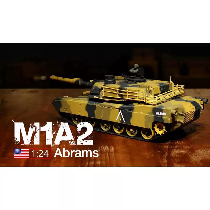 Heng Long 3816 1/24 M1A2 Abrams Desert RC Tank RTR – rc-wing