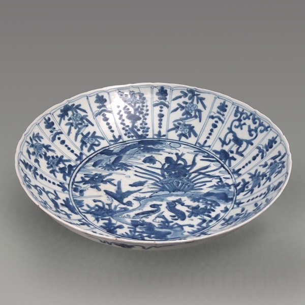 呉須染付大皿」 | 京都祇園の古美術、古陶磁、作家もの、民藝、蒔絵の