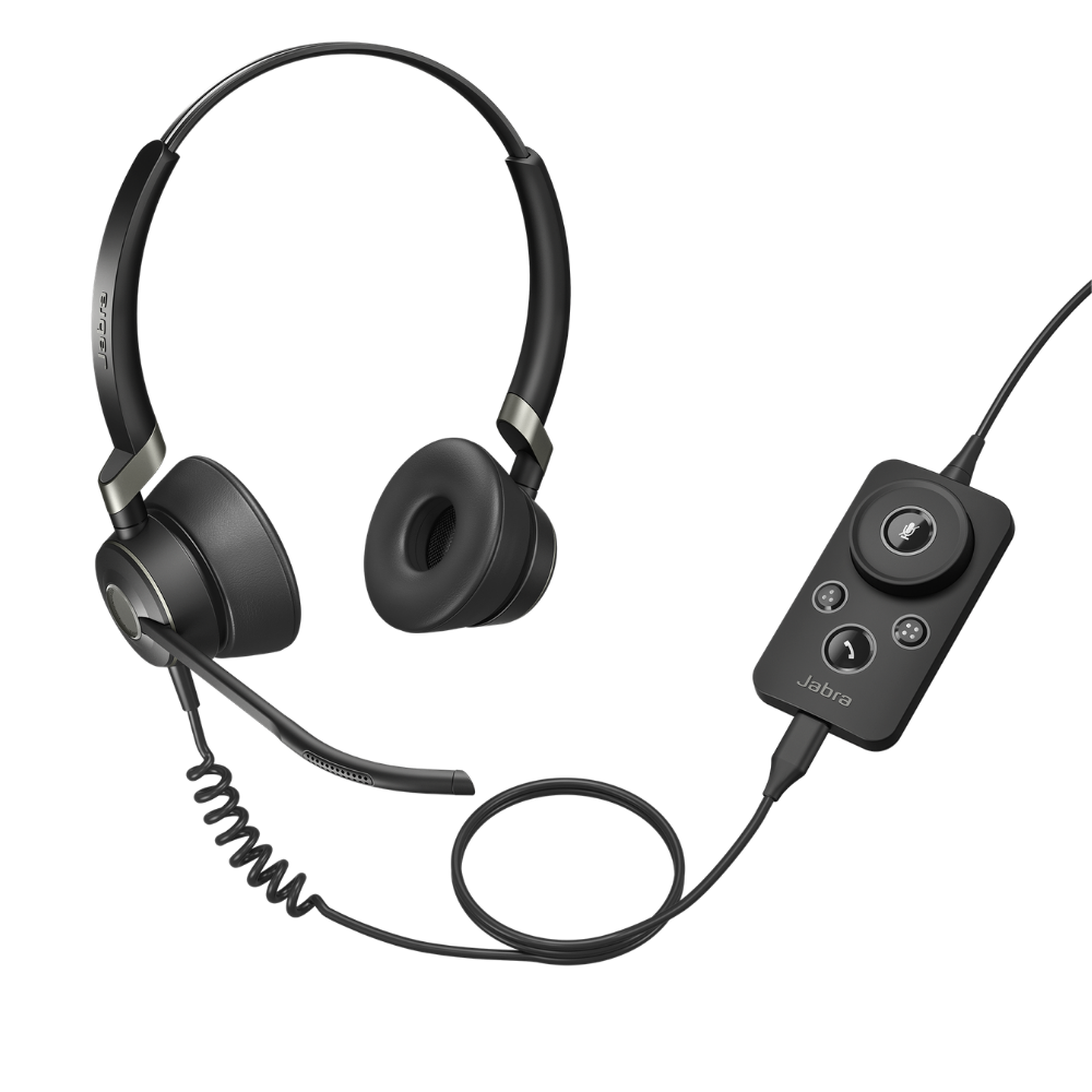 Jabra Engage 50 Wired Headset, Duo – Renewed Headsets