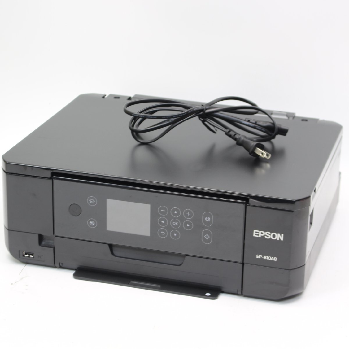 ジャンク品/EPSON EP-810AB プリンター/インク2個付き ジャンク品EPSON