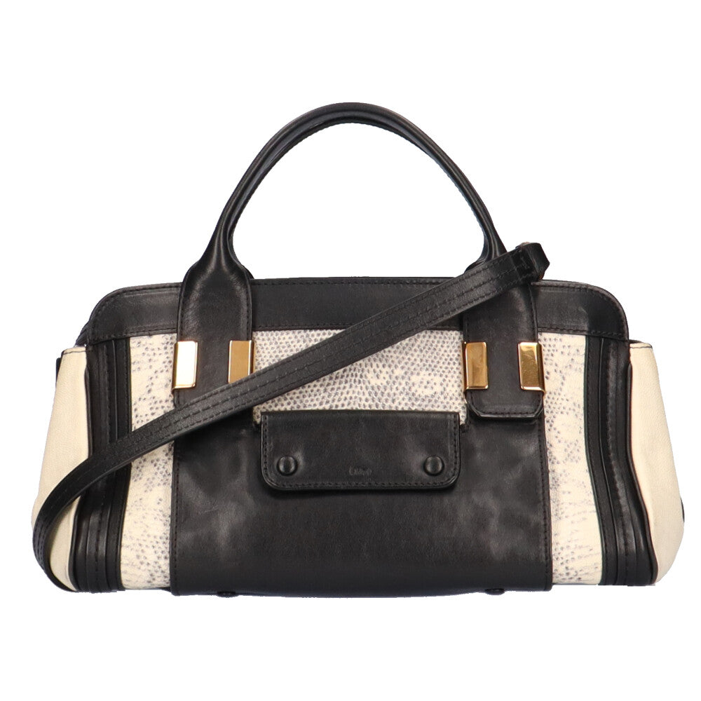 クロエ Chloe リトルアリス ショルダーバッグ レザー ベージュ