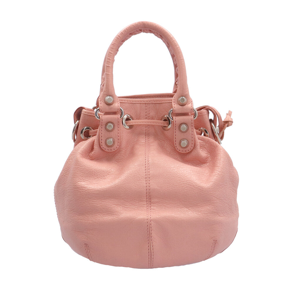 BALENCIAGA バレンシアガ ミニポンポン ショルダーバッグ レザー