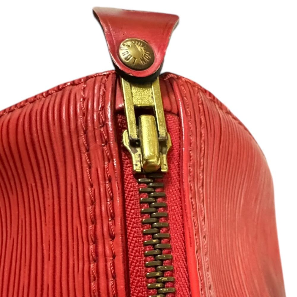 LOUIS VUITTON ルイヴィトン スピーディ25 エピ ハンドバッグ レッド