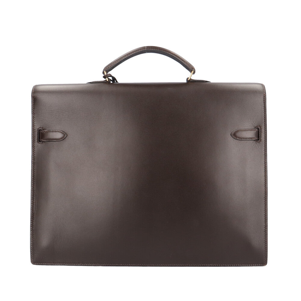 HERMES エルメス ケリーデペッシュ38 ビジネスバッグ ボックスカーフ
