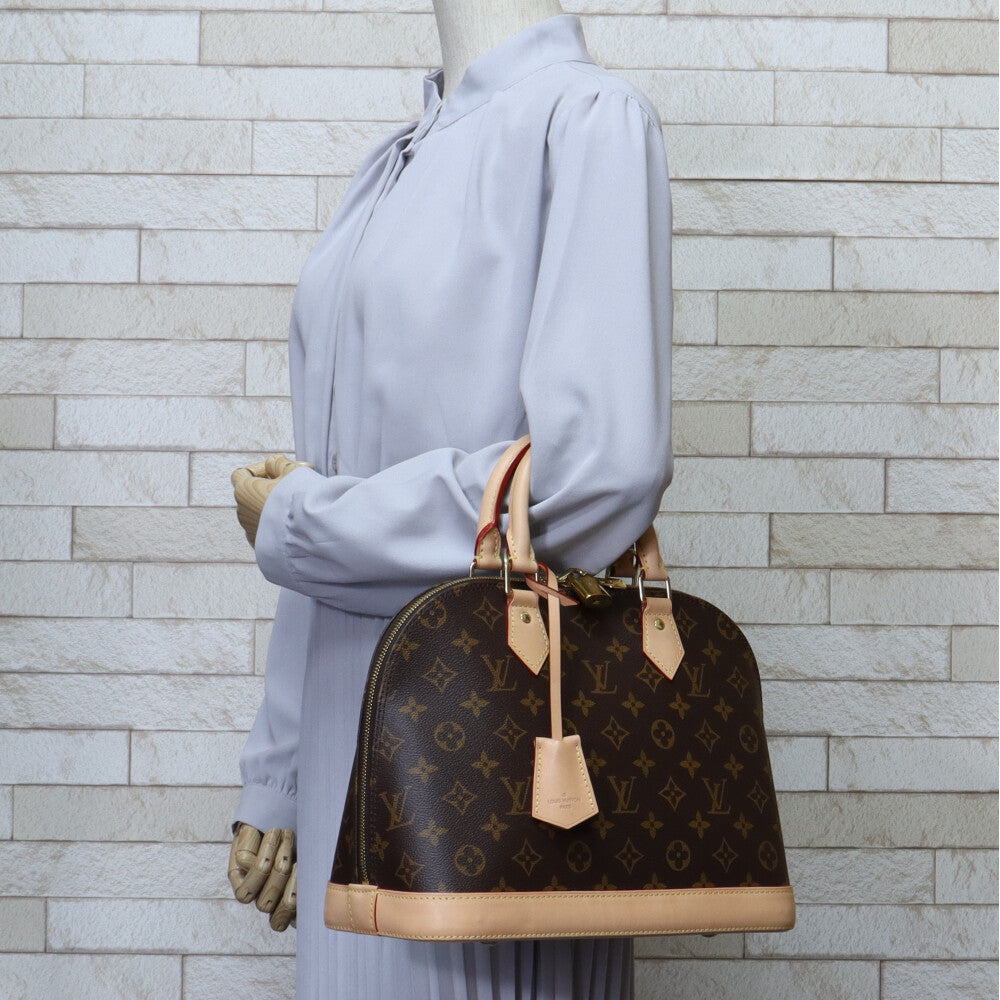 Louis Vuitton Alma PM Monogram Handbag Monogram Canvas Brown