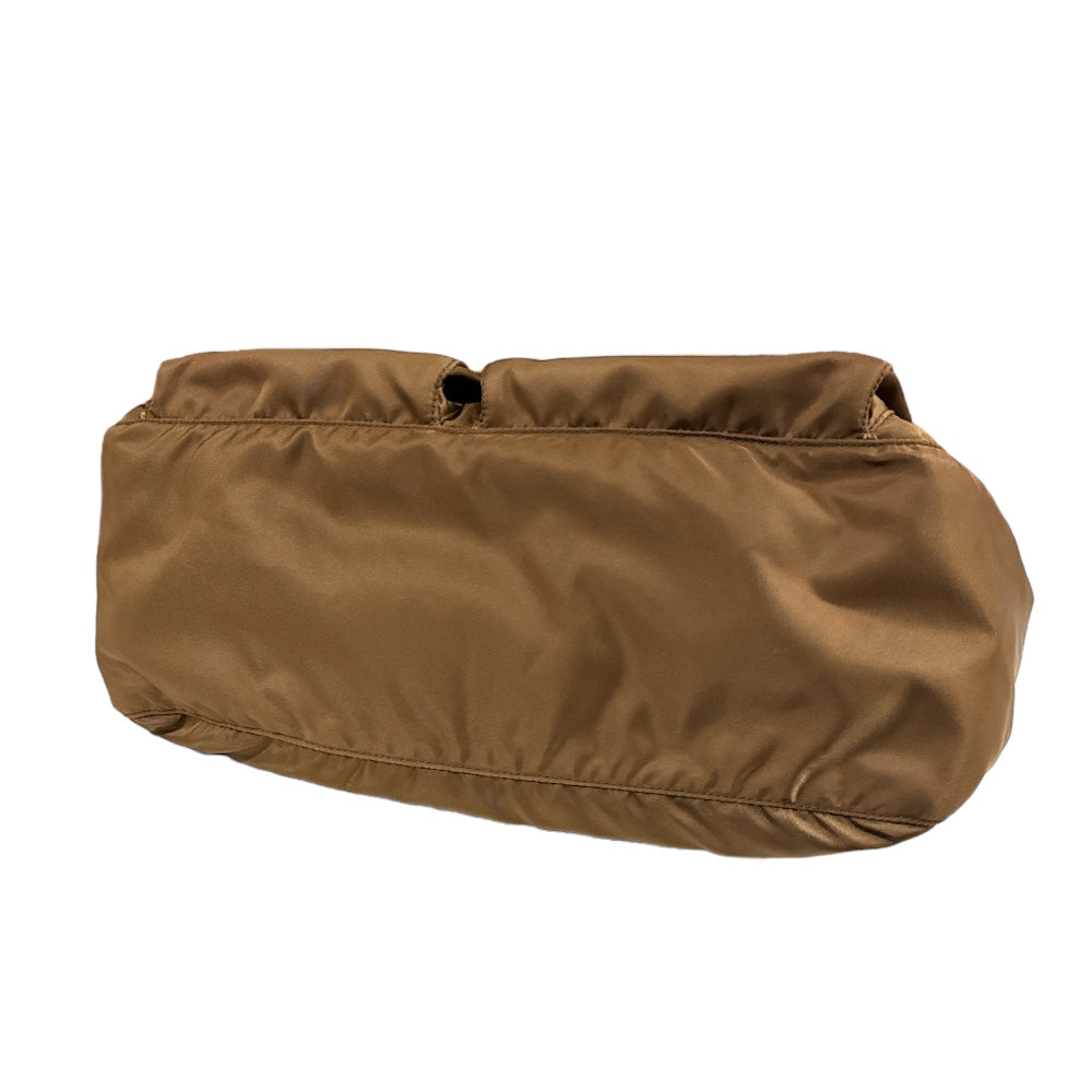 PRADA プラダ ショルダーバッグ ナイロン ブラウン レディース 中古