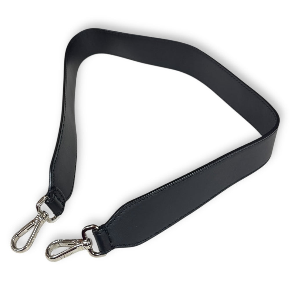 FENDI フェンディ ドットコム ショルダーバッグ レザー ブラック