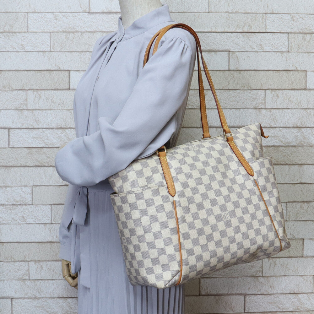 Louis Vuitton LOUIS VUITTON Totally MM Damier Azur Shoulder Bag