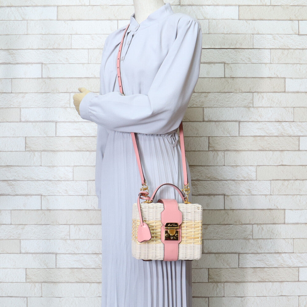 MARK CROSS マーククロス ショルダーバッグ ラタン ベージュ