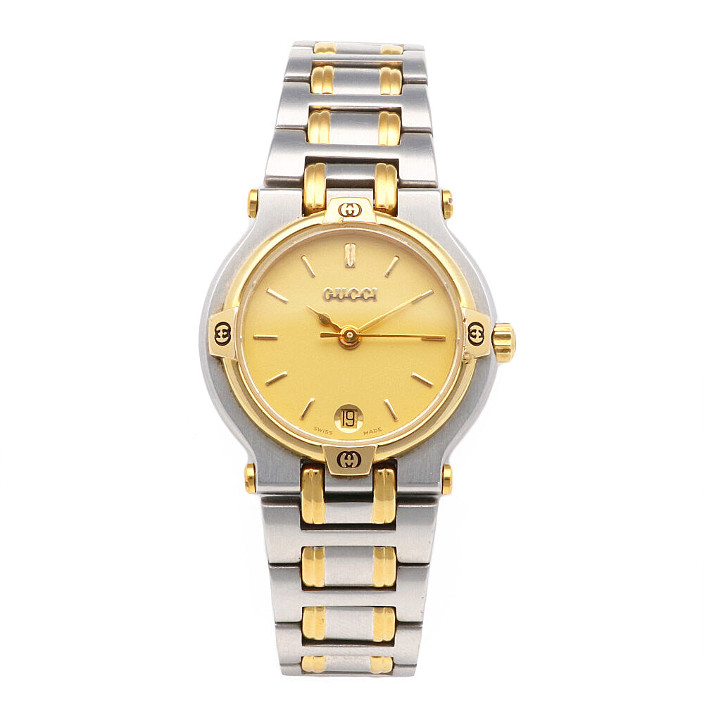 GUCCI Watch Stainless Steel 9000L Ladies Used [1 Year Warranty