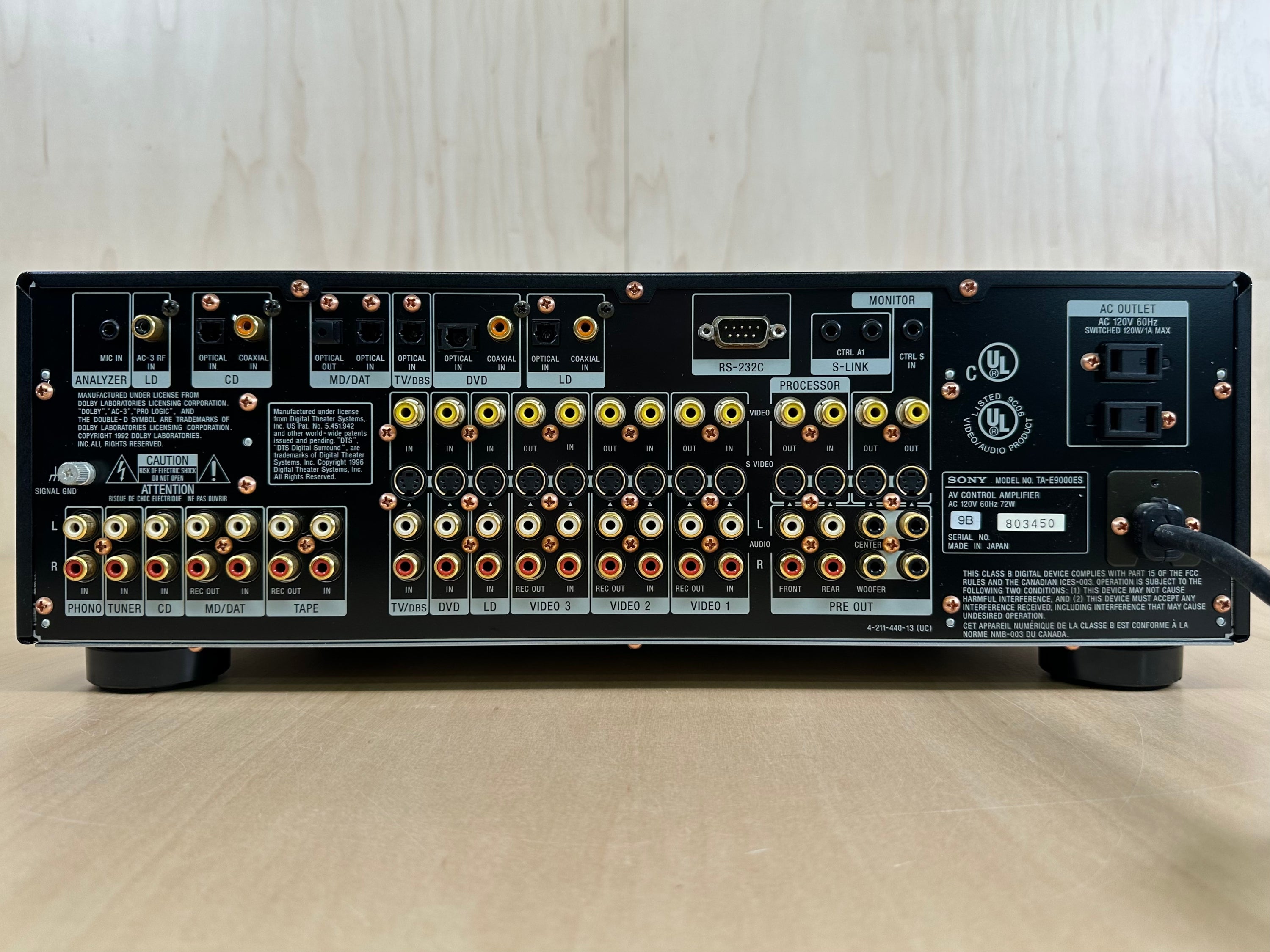 Sony TA-E9000ES AV Preamplifier w/Phono Preamp – Record Mart HiFi