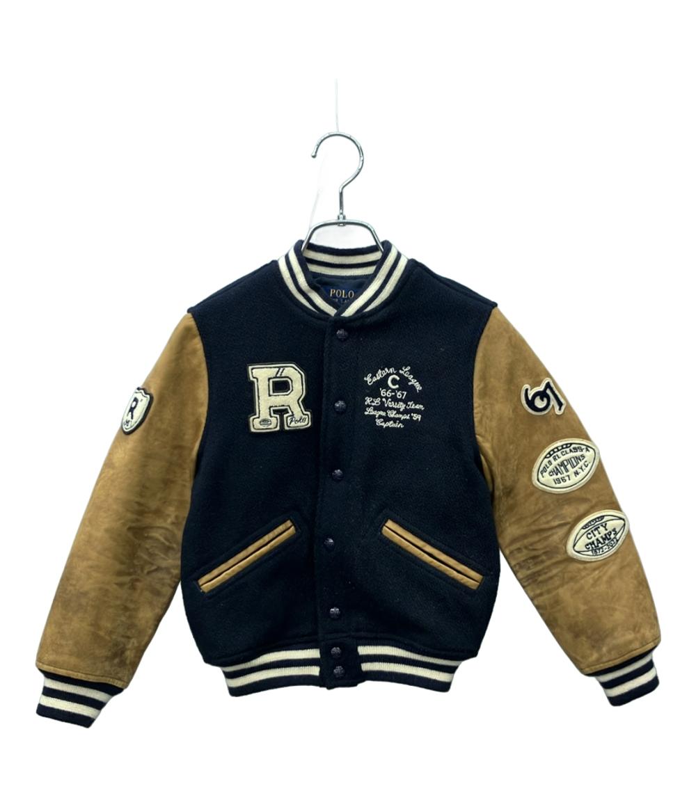 POLO RALPH LAUREN スタジャン レザースリーブ キッズ SIZE 7 (120