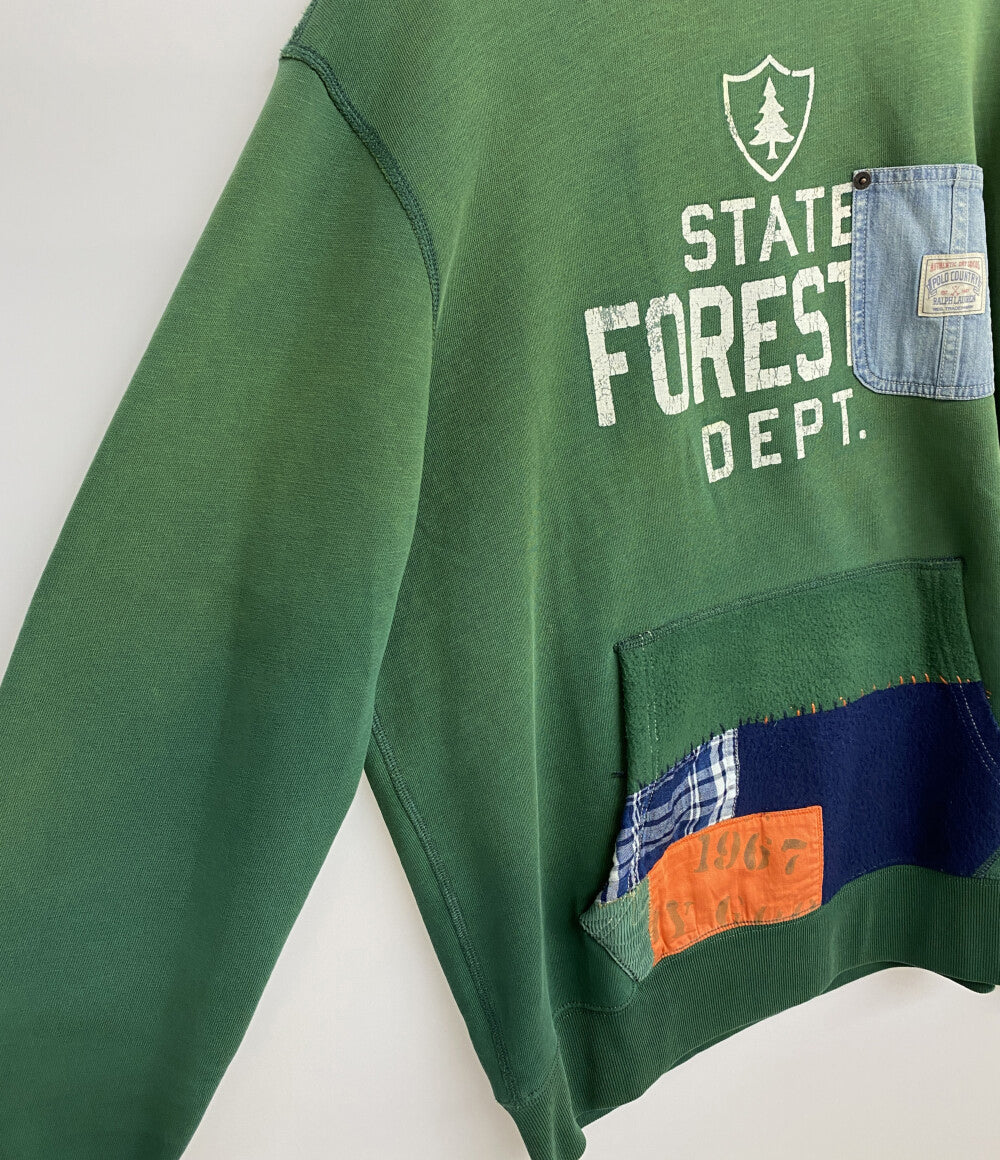 美品 POLO COUNTRY RALPH LAUREN ポロカントリー スウェット パッチ
