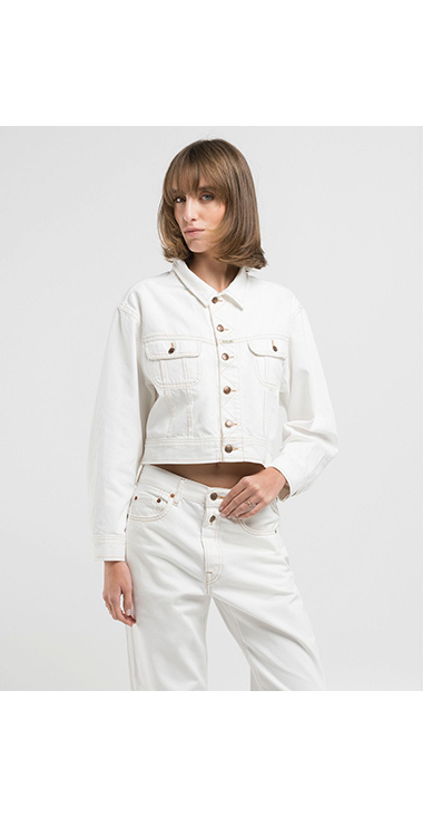 9Z1 ECO PLUS ホワイトデニムジャケット（セットアップモデル