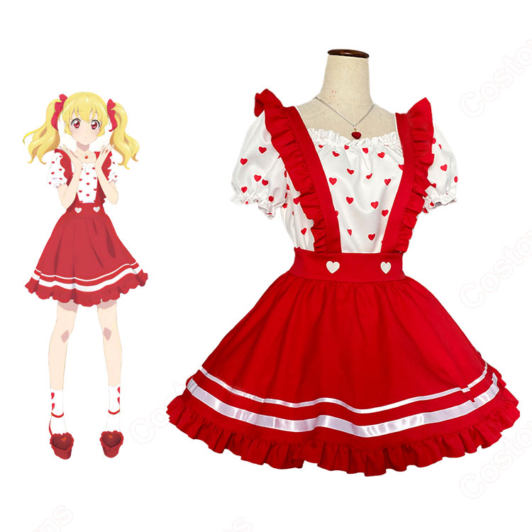 アイカツ！ Girly RED アニメイトフェア 星宮いちご コスプレ衣装