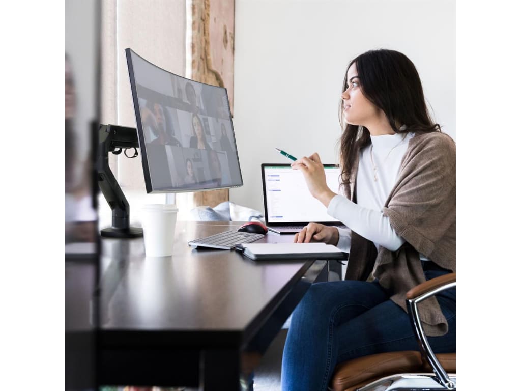 Ergotron 45-475-224 - HX Desk Monitor Arm for Up to 49