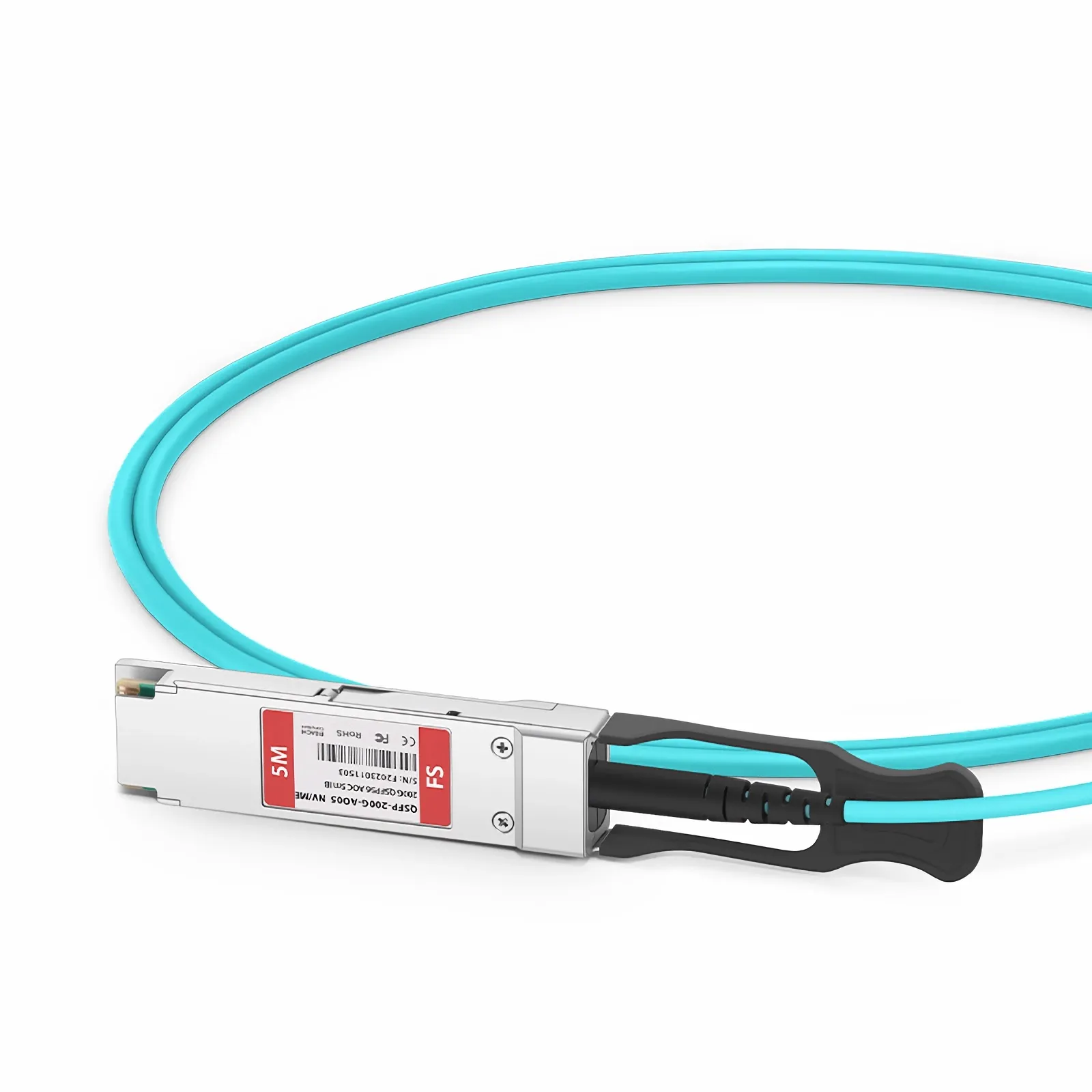 5m (16ft) NVIDIA/Mellanox MFS1S00-H005V互換 200G QSFP56 InfiniBand