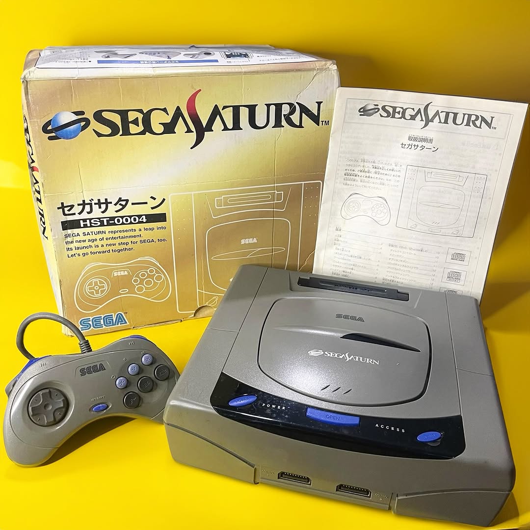 Sega Saturn HST-0004 Japonesa en Caja con Manual - Retro Store