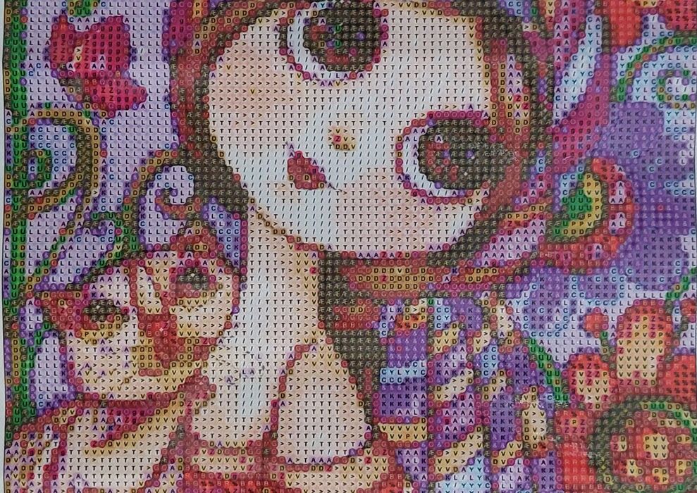 RDIRA3-006『少女と愛しい仲間たち』 ダイヤモンドアート【RICHSTON