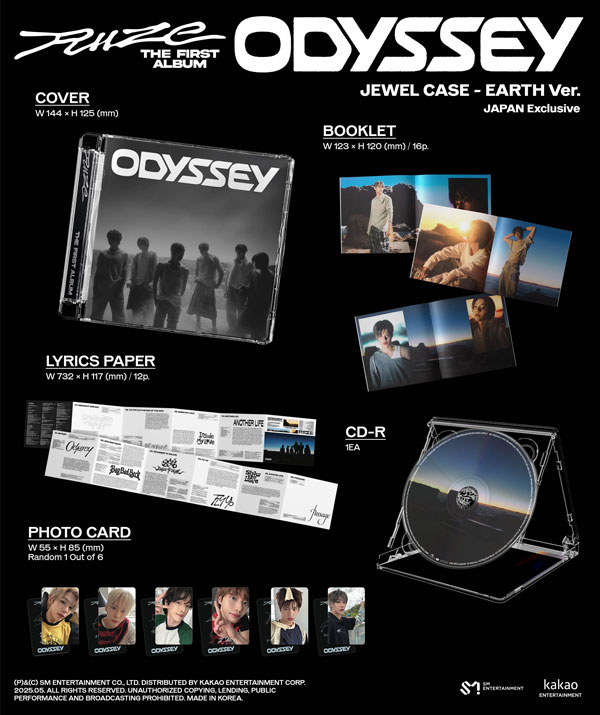 RIIZE The 1st Album『ODYSSEY』【Jewel Case Ver. (Japan Exclusive