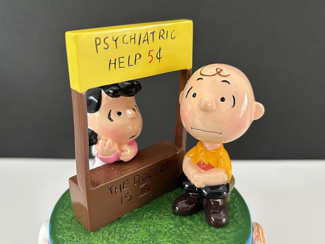 1998年 Flambro ヴィンテージ チャーリーブラウン ルーシー オルゴール