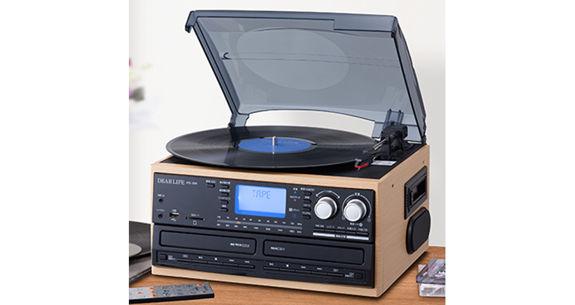 CDコピー機能搭載マルチレコードプレーヤーRTC-30W – 株式会社ライノ