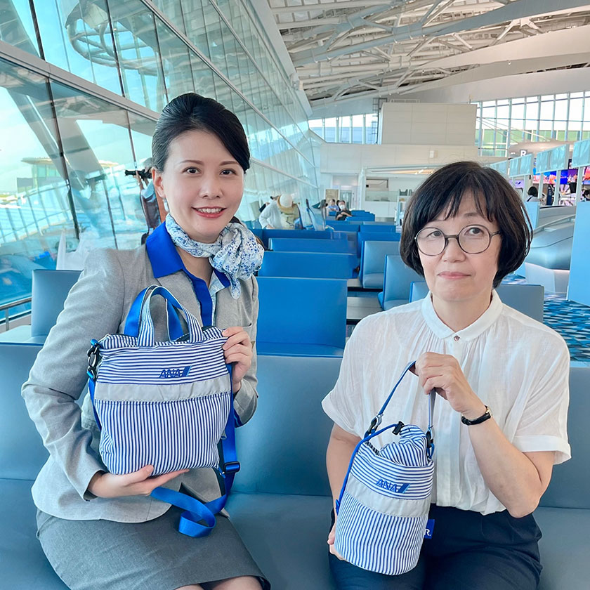 ANA公式YouTubeでそのヒミツが公開！ANA×ROOTOTEアップサイクルトート