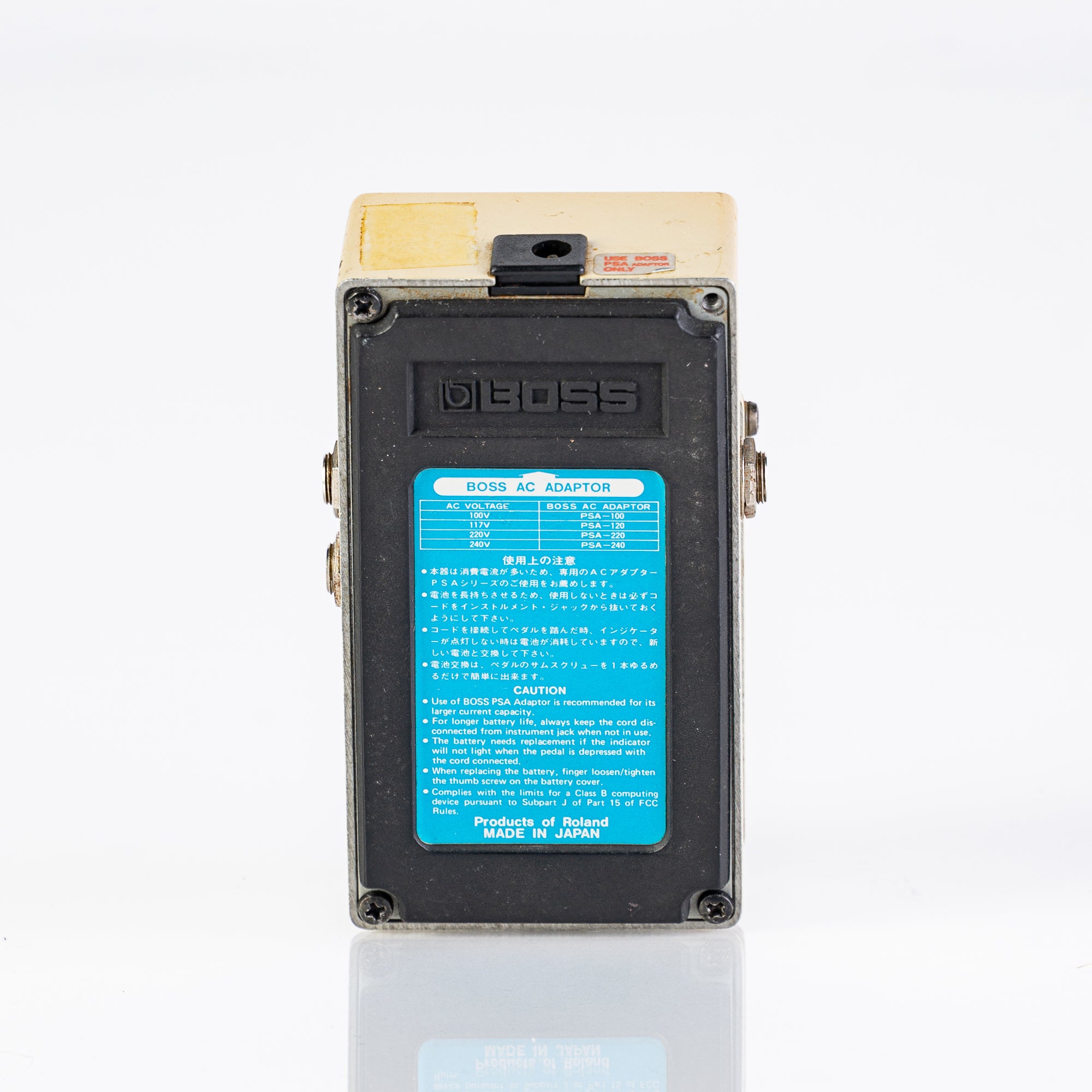 USED 1984 Boss DD-2 Digital Delay Blue Label Guitar Pedal - Rock