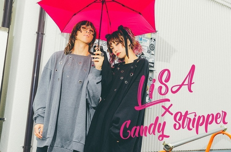 LiSAがCandy Stripperとコラボ。SUPER BEAVER渋谷もビジュアルに登場