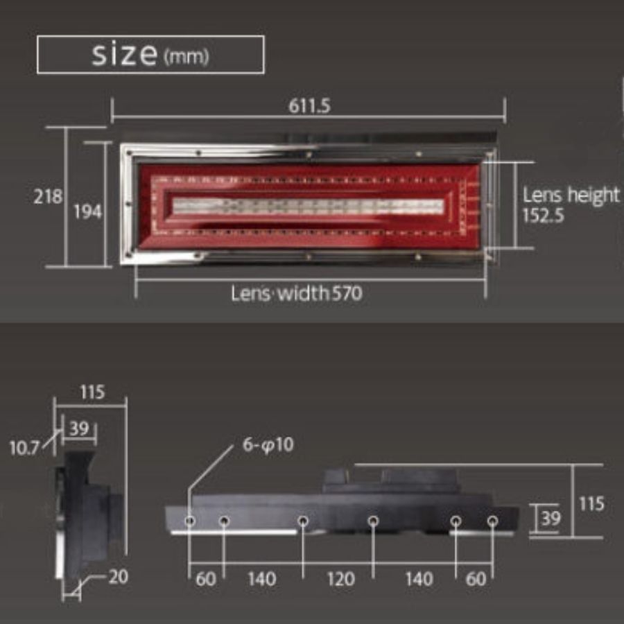 LEDテールランプ 花魁コンボ極(きわみ) 左右セット シーケンシャル