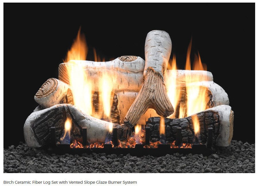 Empire Vented Slope Glaze Gas Burner Only with Millivolt Valve