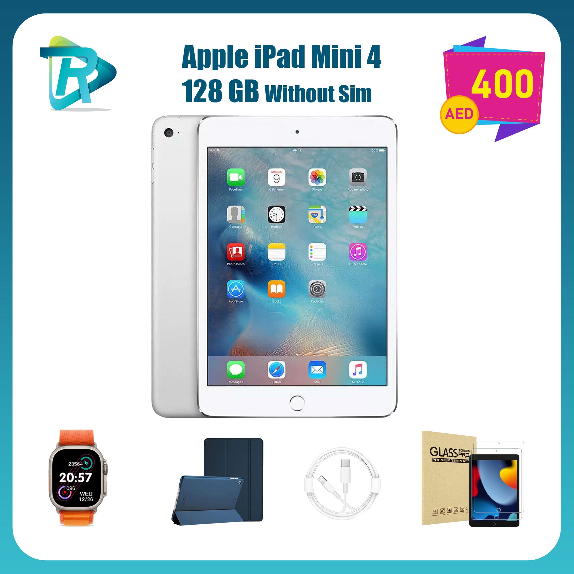 Apple iPad Mini 4 (Wi-Fi + SIM) – Compact Power with Touch ID