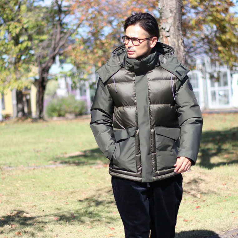 雑誌LEON掲載ブランドの洗えるエコダウン「BLACK SAND /ブラックサンド