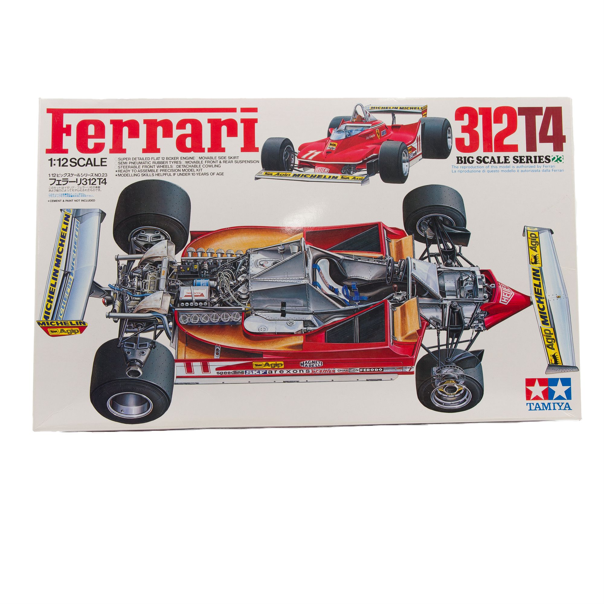 TAMIYA Ferrari 312T4 1:12スケール Tamiya 1/12 Big Scale Series NO