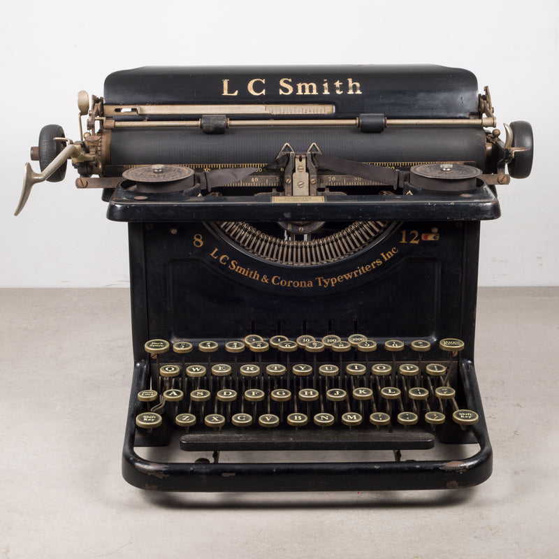 Antique LC Smith & Corona #8 Typewriter c.1934 | S16 Home