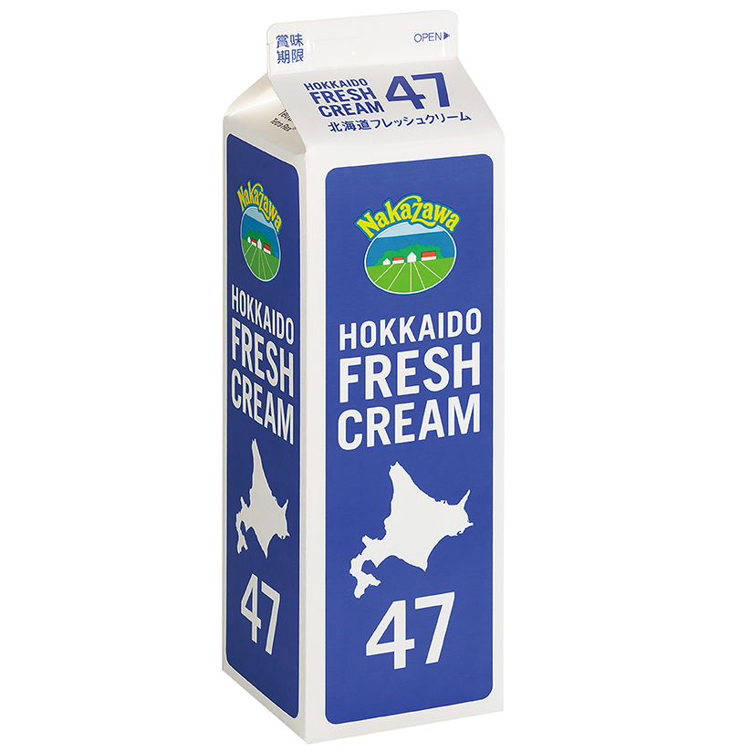 北海道フレッシュクリーム47%（1000ml）|中沢乳業 e-shop