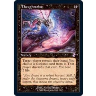 思考囲い/Thoughtseize THS英語 サインド 4枚セット 思考囲い