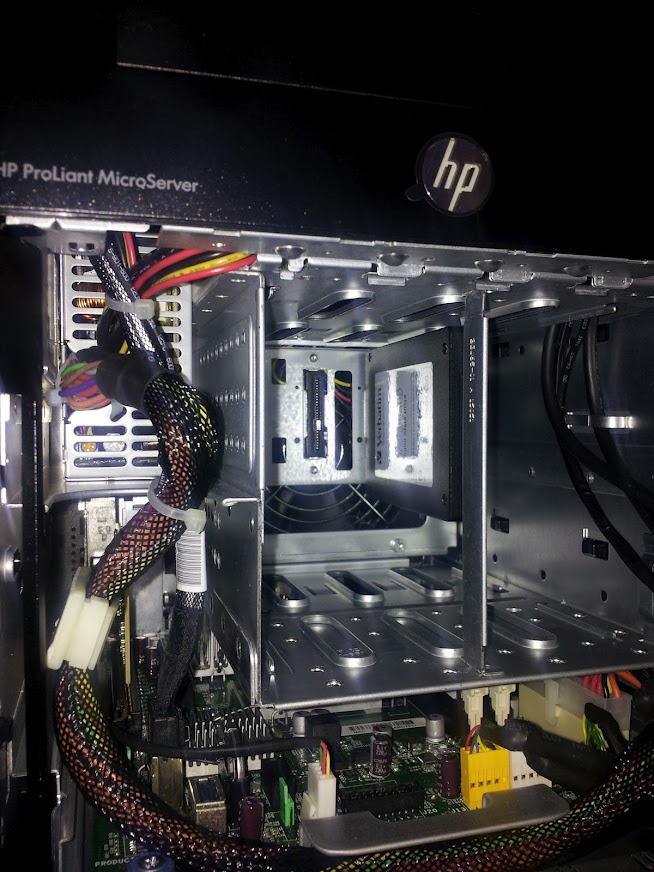 Testlab: Upgrading HP N40L Microserver with an SSD drive