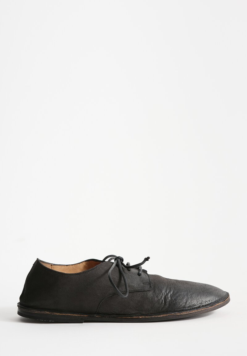 Marsèll Leather Strasacco Derby in Black | Santa Fe Dry Goods